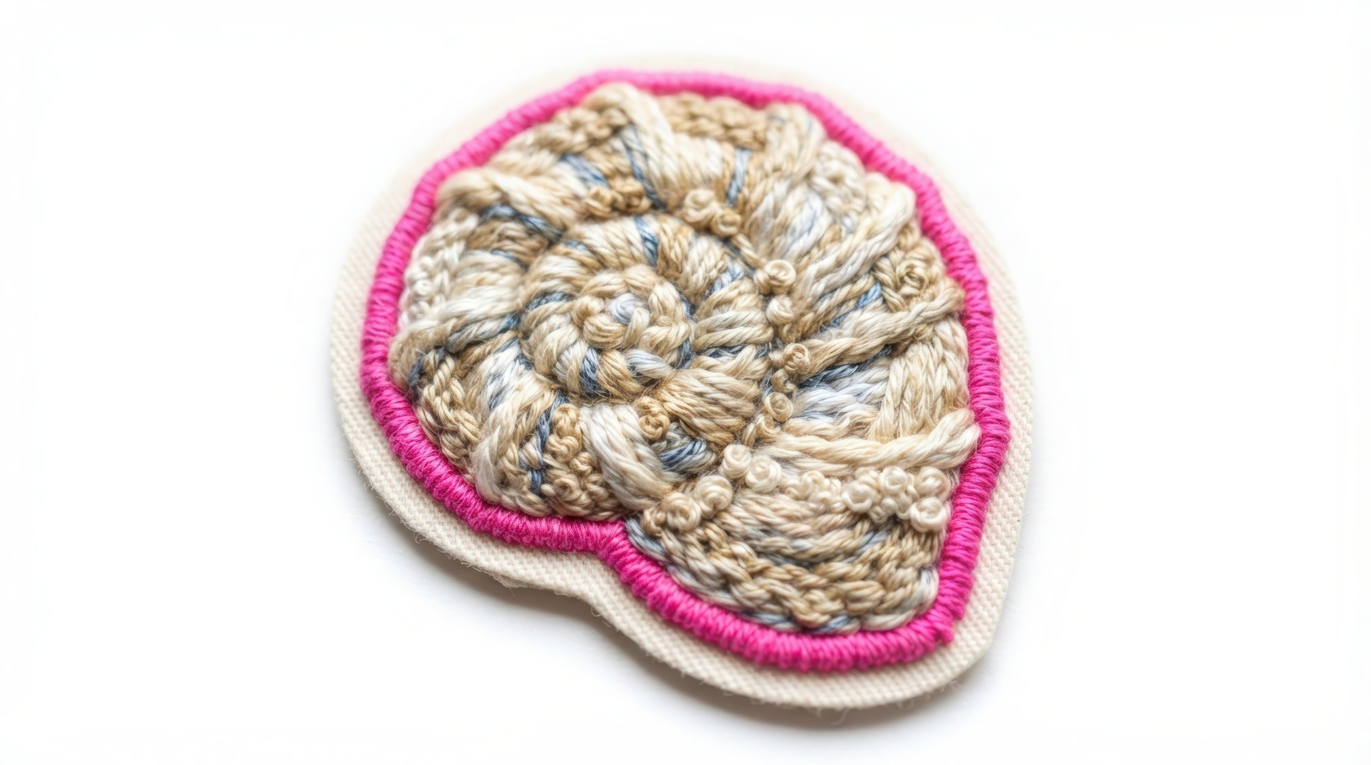 Serie di patch ricamate pronte per la spedizione